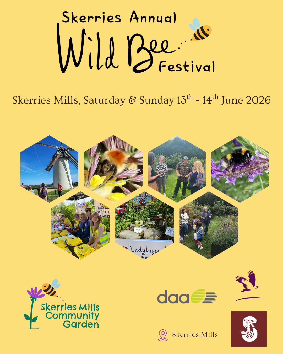 Wild Bee Festival Poster